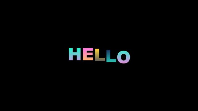 Hello in many languages with alpha channel like hola bonjour and ciao