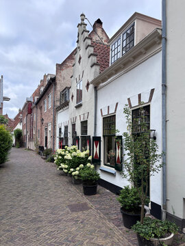 row of historic houses in Amersfoort