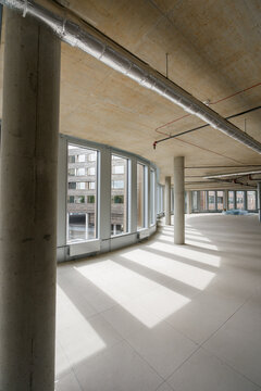 Unfinished Commercial Space in Modern Building