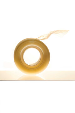 Artful image of clear tape