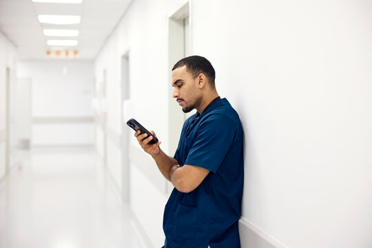 Doc on Phone in Ward