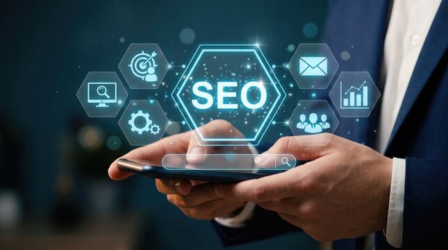Digital marketing specialist executing data-driven SEO strategy, search analytics, keyword optimization, and targeted content marketing to maximize website visibility and organic traffic.