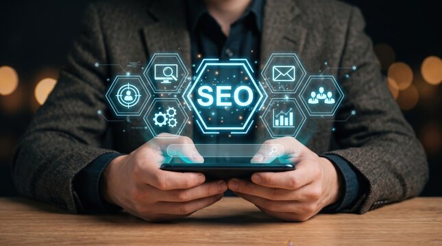 Digital marketing specialist executing data-driven SEO strategy, search analytics, keyword optimization, and targeted content marketing to maximize website visibility and organic traffic.