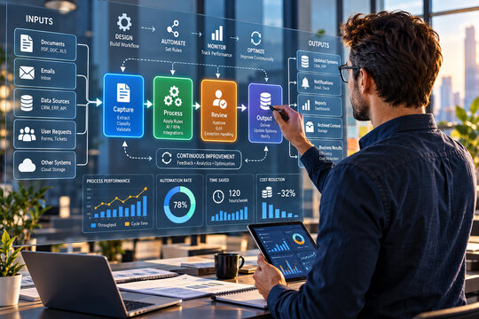 Business Automation Workflow Dashboard