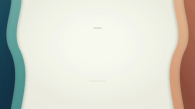 Abstract title background with blue and copper opening panels