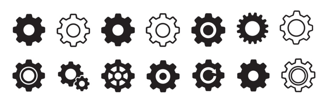 gear icon set