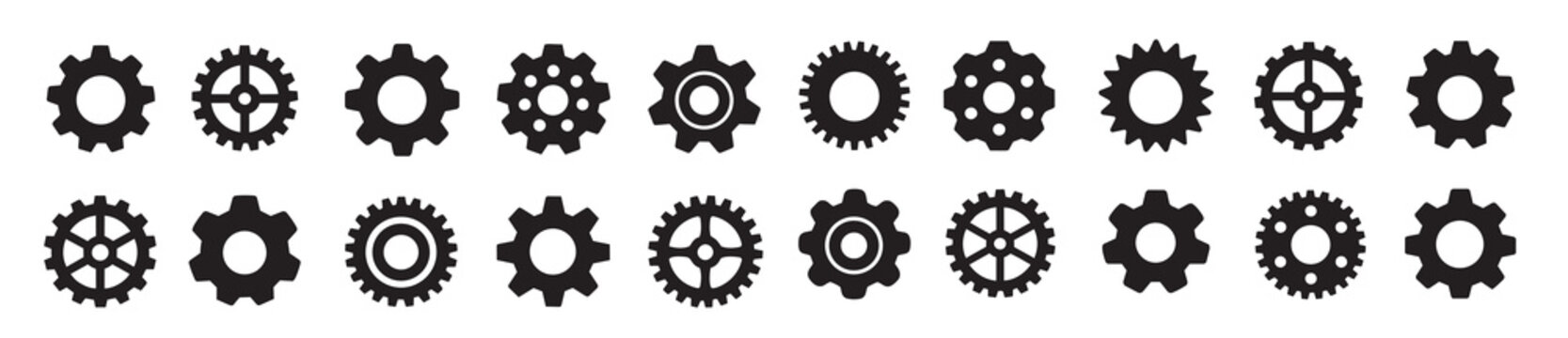 gear icon set