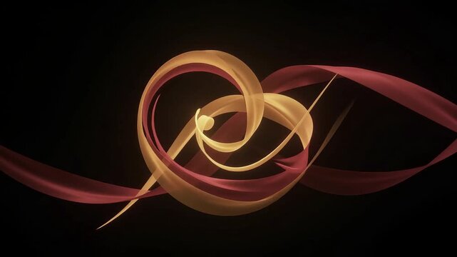 Dynamic abstract light swirls and gradients create futuristic energy