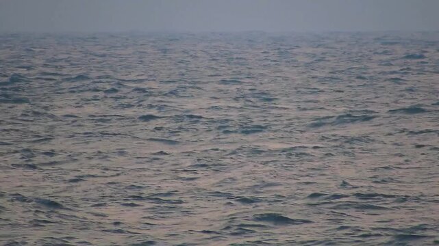 Deep ocean water waves surface