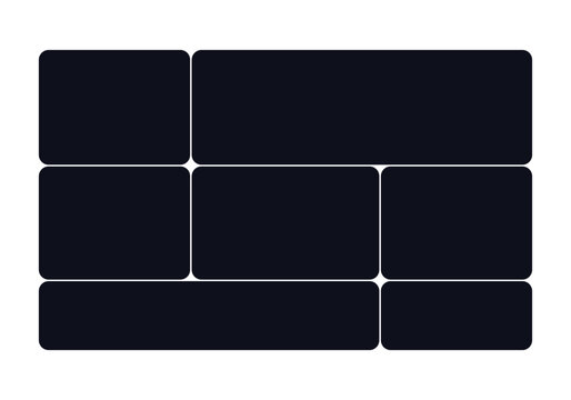 Bento grid website background with minimalist navy rounded tiles