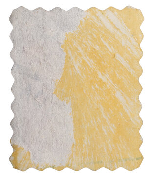 Rustic postage stamp, back side