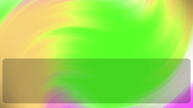 Vibrant abstract green and yellow gradient background with a horizontal banner frame.