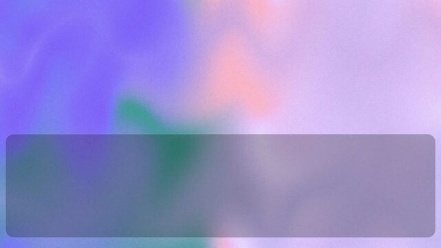 Abstract soft pastel gradient background with a semi transparent rectangular overlay banner.