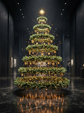 Christmas Tree &ndash; Luxury Holiday Decorations, Modern 3D Designs and Festive Winter Artwork
