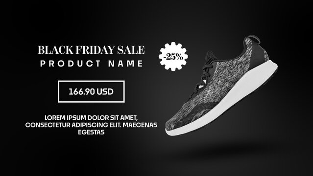 Black Friday Product Sale Promo Animation Template