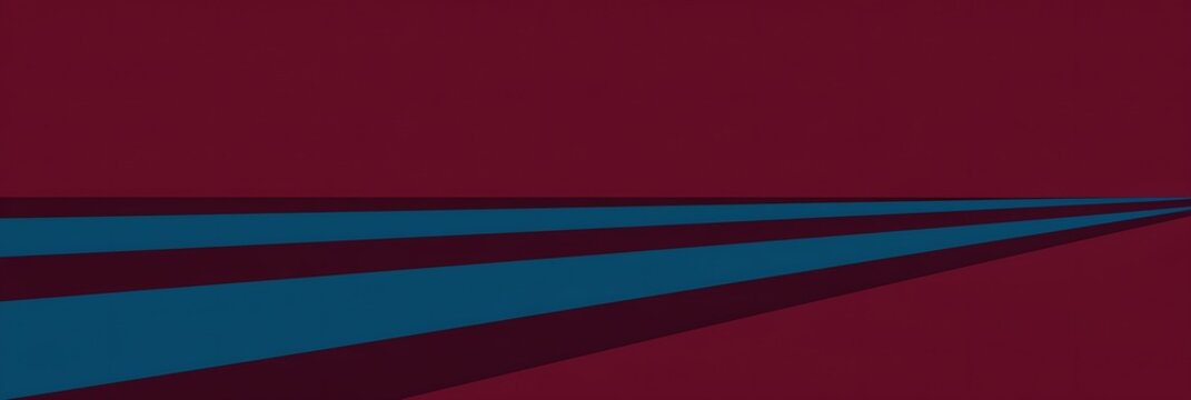 Abstract dark crimson and maroon sport background with sharp teal light beams sweeping diagonally, a dynamic backdrop for banners, headers and match promos