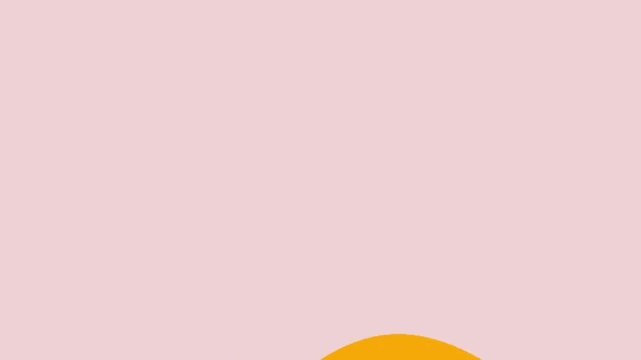 Abstract Scene Shifting Warm Tones Swaying Shapes in Soft Pink Studio