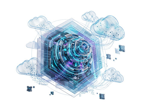 Virtualized Network Function Hypervisor Core Structure no background, transparent background