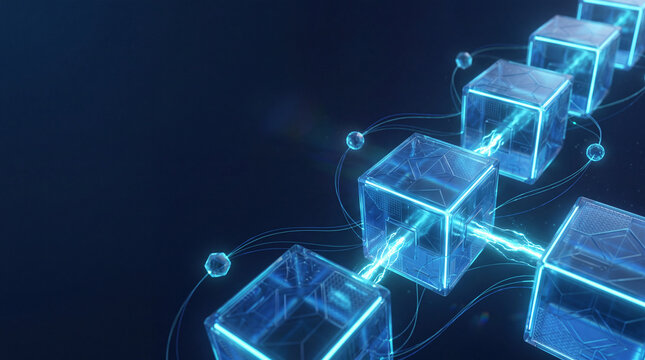 Chained translucent blocks forming a distributed ledger