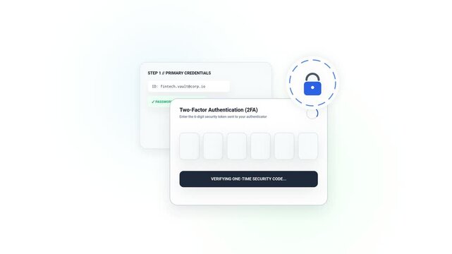 Two Factor Authentication Process for Secure Online Access