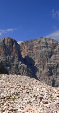 Fantastic Dolomite landscape on Alimonta 