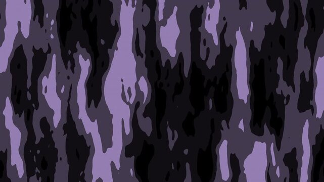 Purple camouflage texture moving smoothly in abstract pattern