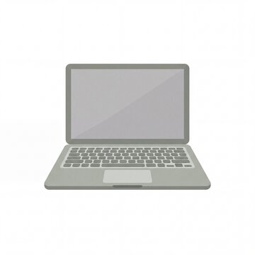 laptop isolated on white background
