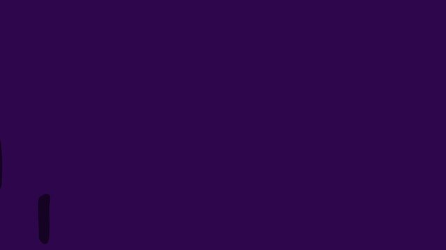 Abstract purple and black pixelated geometric pattern shifting across the screen