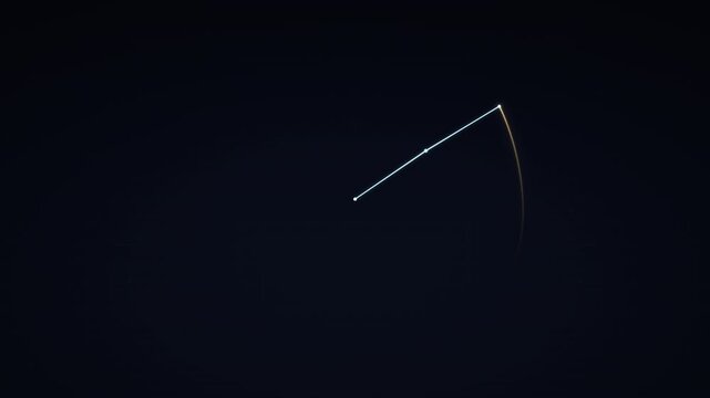 Butterfly effect with 40 double pendulums diverging into chaos