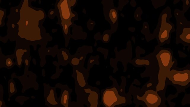 Abstract brown fluid shapes morphing smoothly on a dark background