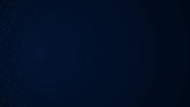 Sparkling Micro Particles Motion Background with Dark Blue Gradient and Soft Lighting in 4K video