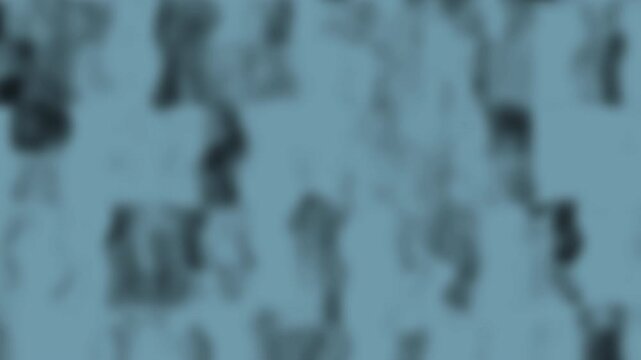 Abstract digital glitch effect with pixelated distortion on blue background