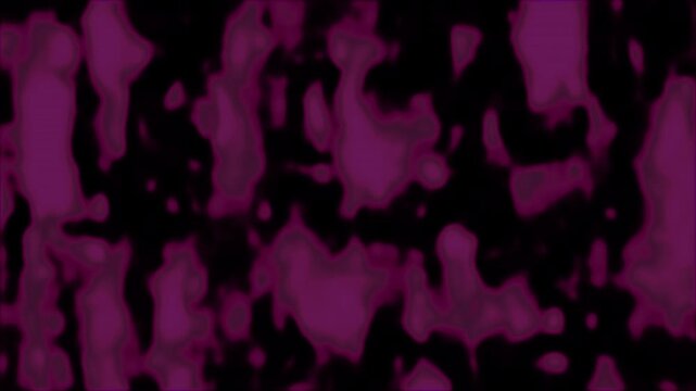 Abstract purple and black liquid pattern morphing and moving