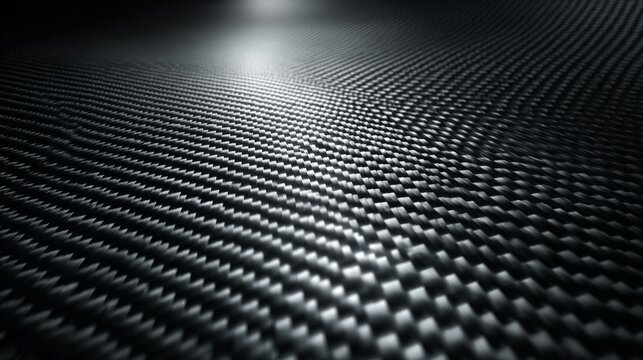 Carbon fiber background with black woven texture, modern high-tech composite material pattern, sleek automotive surface design, abstract industrial texture for technology, engineering, sports equipmen
