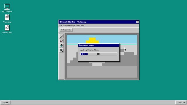 Abstract Digital Bitmap Image Processing and Data Visualization
