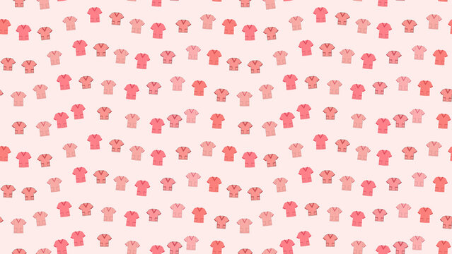 Pink Medical Scrubs Pattern