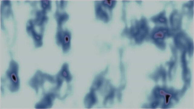 Abstract blue and white fluid smoke pattern shifting in slow motion