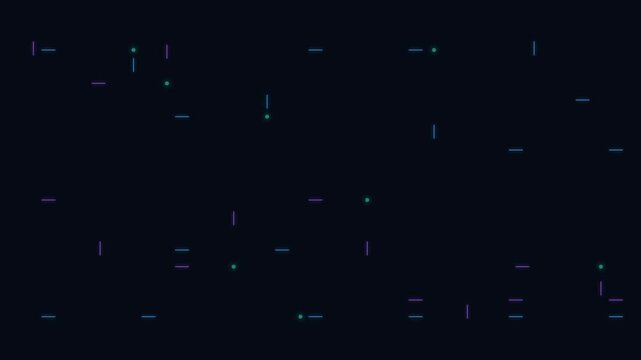 Futuristic digital HUD element motion background, abstract blue glowing grid pattern loop, sci-fi cyber tech data overlay animation