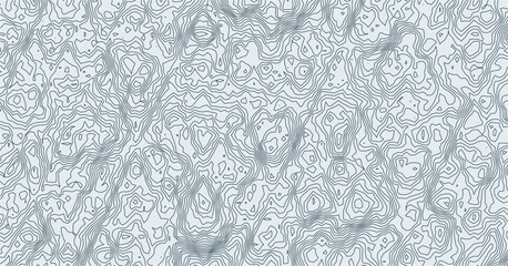 Abstract topographic map background with contour lines and elevation for geographic information systems data. © MdBabur