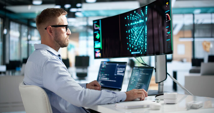 Data Scientist Trains AI Model On Laptop