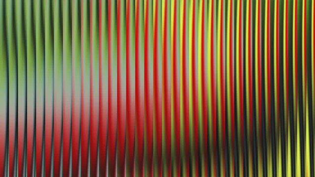 Abstract background, with vertical stripes, in red, yellow, and green