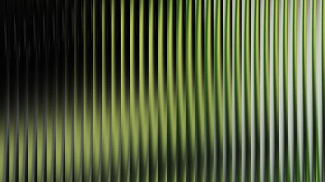 Vertical green and grey gradient stripes with blurred texture pattern
