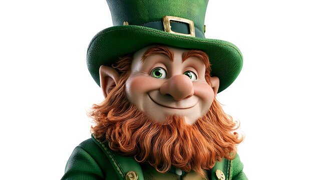 Cheerful Saint Patrick's Day Leprechaun