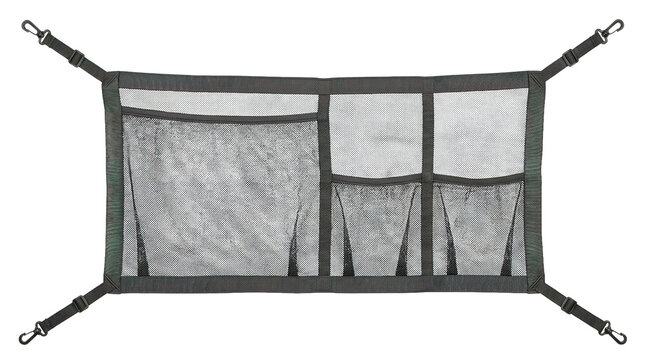Versatile car mesh organizer with adjustable straps for vehicle storage
