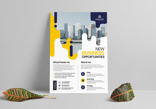 Abstract Colour ful Business Flyer Templet