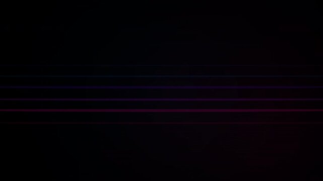 Digital glitch lines flickering on a black background