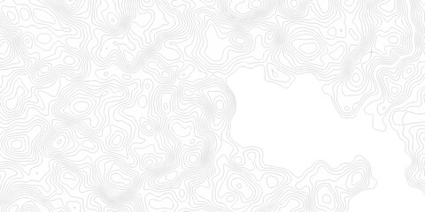 abstract white grid topography map hiking spiral texture. vector geographic contour mounted map wireframe background. © MST