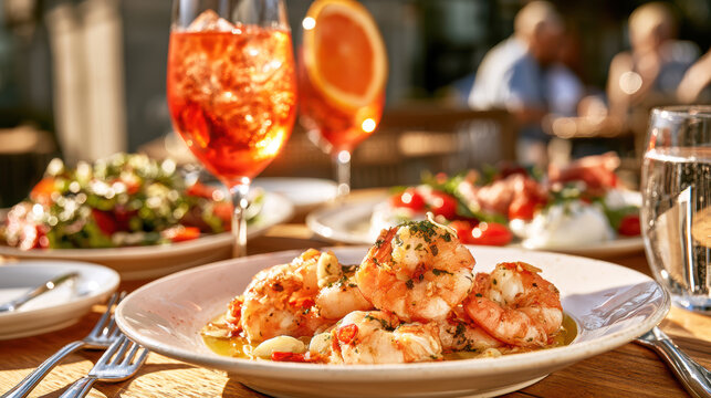 Garlic Shrimp Mediterranean Restaurant