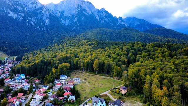 Dramatic Mountain Silhouettes of the Bucegi Range