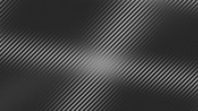 Black carbon fiber twill weave texture, glossy composite background